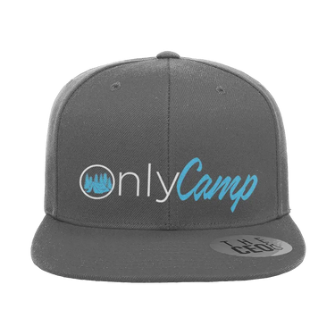 Only Camp Embroidered Flat Bill Hat